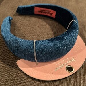 JUICY COUTURE Blue Velvet Headband